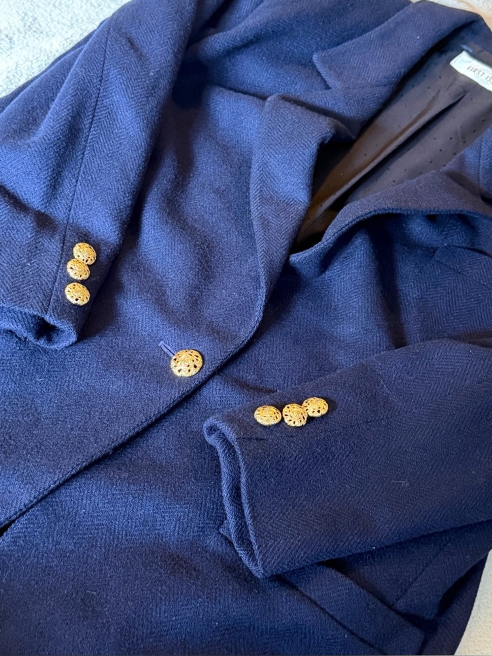 First Issue American Design | Vintage Navy Blazer | M - Picture 6 of 16